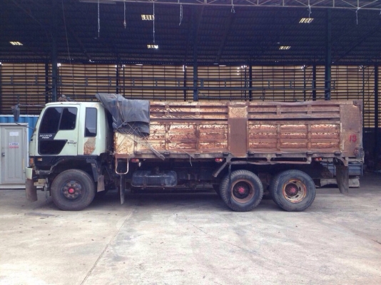 ขายรถบรรทุกสิบล้อดัมพ์ Hino 3M เครื่องเดิม 240 แรง ปี 37 เกียร์เดิม 2 เพลา ทะเบียนพร้อม