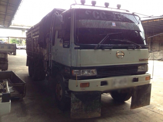 ขายรถบรรทุกสิบล้อดัมพ์ Hino 3M เครื่องเดิม 240 แรง ปี 37 เกียร์เดิม 2 เพลา ทะเบียนพร้อม