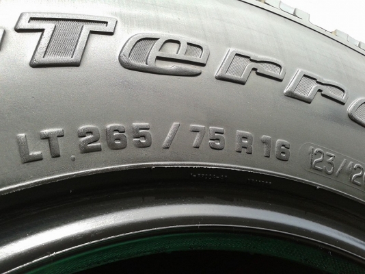 มาอีกแล้วครับ BF GOODRICH T/A SUPER BLACK 265/75/16 ปี 13 21500 บาท มาอีกแล้วครับ BF GOODRICH T/A SUPER BLACK 265/75/16 ปี 13 21500 บาท