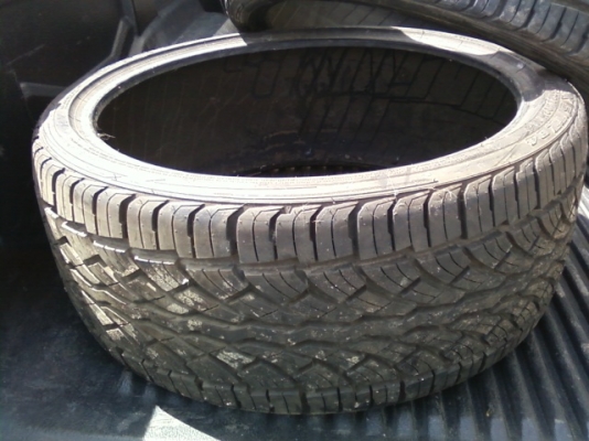 ขายยางขอบ 22  เบอร์ 265/35 R22 สำหรับแต่งใส่แม็ก สภาพเยี่ยมปี 2012 จำนวน 4 เส้น ขายเส้นละ 800 บาท