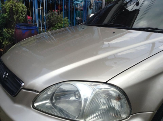 ขายครับ HONDA CIVIC ตาโต 1.6 VTEC ออโต้ ปี 96 ตัวท็อป แก๊ส+น้ำมัน ใช้ได้ 2ระบบ อย่างสมบูรณ์ สีสวยมากเงาทุกจุด บางๆ ไม่มีชนหนัก เก็บบ้างเล็กน้อย แม็ก+ยางใหม่ ใช้อีกนาน ดิสเบรค 4 ล้อ ฟิลม์ ดำติดใหม่ น้ำมันเครื่องเพิ่งถ่าย เครื่องแห้งๆนิ่งๆ เกียรแห้ง ใช้ ขายครับ HONDA CIVIC ตาโต 1.6 VTEC ออโต้ ปี 96 ตัวท็อป แก๊ส+น้ำมัน ใช้ได้ 2ระบบ อย่างสมบูรณ์ สีสวยมากเงาทุกจุด บางๆ ไม่มีชนหนัก เก็บบ้างเล็กน้อย แม็ก+ยางใหม่ ใช้อีกนาน ดิสเบรค 4 ล้อ ฟิลม์ ดำติดใหม่ น้ำมันเครื่องเพิ่งถ่าย เครื่องแห้งๆนิ่งๆ เกียรแห้ง ใช้