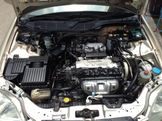 ขายครับ HONDA CIVIC ตาโต 1.6 VTEC ออโต้ ปี 96 ตัวท็อป แก๊ส+น้ำมัน ใช้ได้ 2ระบบ อย่างสมบูรณ์ สีสวยมากเงาทุกจุด บางๆ ไม่มีชนหนัก เก็บบ้างเล็กน้อย แม็ก+ยางใหม่ ใช้อีกนาน ดิสเบรค 4 ล้อ ฟิลม์ ดำติดใหม่ น้ำมันเครื่องเพิ่งถ่าย เครื่องแห้งๆนิ่งๆ เกียรแห้ง ใช้ ขายครับ HONDA CIVIC ตาโต 1.6 VTEC ออโต้ ปี 96 ตัวท็อป แก๊ส+น้ำมัน ใช้ได้ 2ระบบ อย่างสมบูรณ์ สีสวยมากเงาทุกจุด บางๆ ไม่มีชนหนัก เก็บบ้างเล็กน้อย แม็ก+ยางใหม่ ใช้อีกนาน ดิสเบรค 4 ล้อ ฟิลม์ ดำติดใหม่ น้ำมันเครื่องเพิ่งถ่าย เครื่องแห้งๆนิ่งๆ เกียรแห้ง ใช้