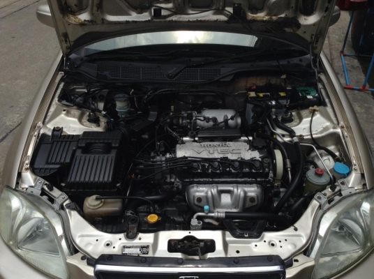 ขายครับ HONDA CIVIC ตาโต 1.6 VTEC ออโต้ ปี 96 ตัวท็อป แก๊ส+น้ำมัน ใช้ได้ 2ระบบ อย่างสมบูรณ์ สีสวยมากเงาทุกจุด บางๆ ไม่มีชนหนัก เก็บบ้างเล็กน้อย แม็ก+ยางใหม่ ใช้อีกนาน ดิสเบรค 4 ล้อ ฟิลม์ ดำติดใหม่ น้ำมันเครื่องเพิ่งถ่าย เครื่องแห้งๆนิ่งๆ เกียรแห้ง ใช้ ขายครับ HONDA CIVIC ตาโต 1.6 VTEC ออโต้ ปี 96 ตัวท็อป แก๊ส+น้ำมัน ใช้ได้ 2ระบบ อย่างสมบูรณ์ สีสวยมากเงาทุกจุด บางๆ ไม่มีชนหนัก เก็บบ้างเล็กน้อย แม็ก+ยางใหม่ ใช้อีกนาน ดิสเบรค 4 ล้อ ฟิลม์ ดำติดใหม่ น้ำมันเครื่องเพิ่งถ่าย เครื่องแห้งๆนิ่งๆ เกียรแห้ง ใช้