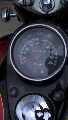 ขายHonda Phantom TA200CC ปี51สีดำ ลายไฟแดง