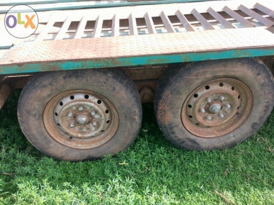 ขายเทรลเลอร์ลากจูง สภาพพร้อมใช้งาน ขึ้นรถเกี่ยวKUBOTA หรือแบคโคเล็กได้สบาย สนใจโทร 090-8588220คุณนะ ID:narong498 หรือ www.truck.in.th/498