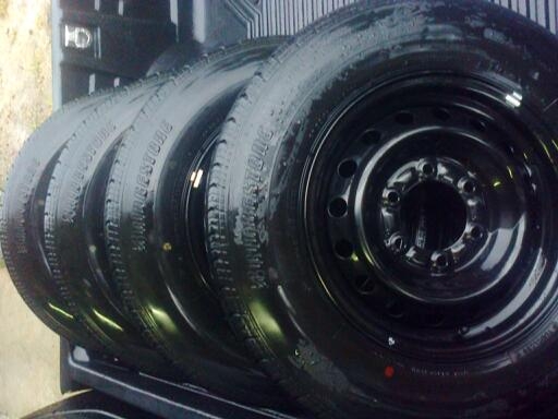 ล้อกะทะ156รูพร้อมยางบิดโตนปี13 ล้อกะทะ156รูพร้อมยางบิดโตนปี13