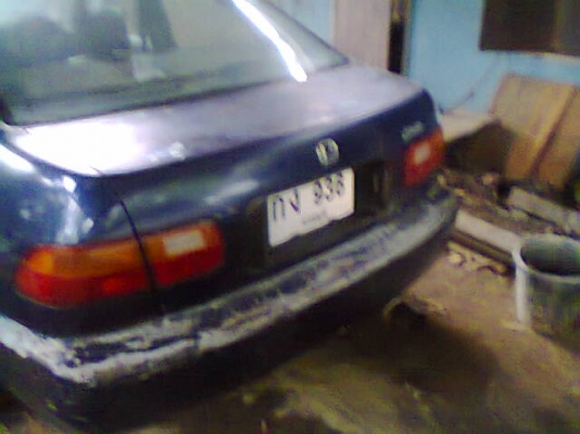 ขายรถเก๋งฮอนด้าซีวิค 1500ซีซี เครื่องคาบูขายก่อนทำสี 58,000บาท