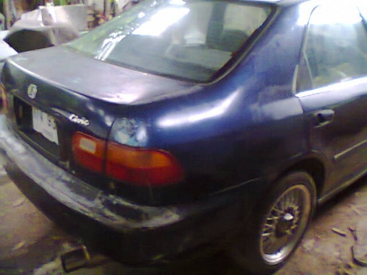 ขายรถเก๋งฮอนด้าซีวิค 1500ซีซี เครื่องคาบูขายก่อนทำสี 58,000บาท