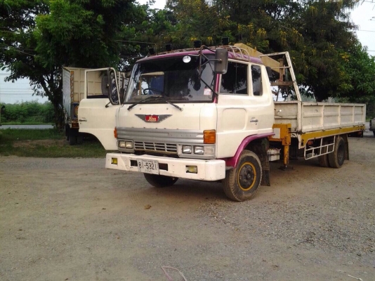 ขาย6ล้อHINO FD185แรงติดเครนTADANO3ตัน ขาย6ล้อHINO FD185แรงติดเครนTADANO3ตัน