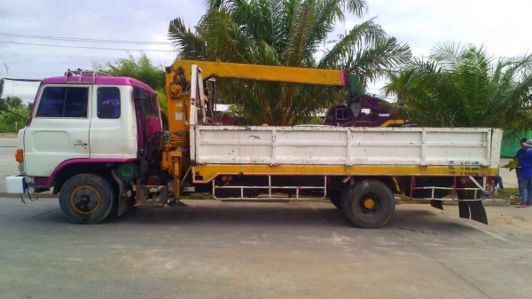 ขาย6ล้อHINO FD185แรงติดเครนTADANO3ตัน ขาย6ล้อHINO FD185แรงติดเครนTADANO3ตัน