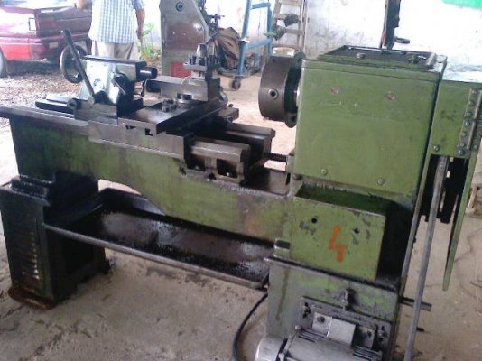 แท่นกลึง 5 ฟุต 3 เพลา เกียร์บล็อก พร้อมใช้งาน มีเบรก คอลึก 11 นิ้ว  67,000