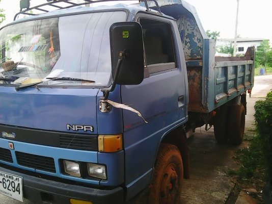 ขายหกล้อดั้มพ์ อีซูสุNPR59LU5M-115 ปี36 Fหน้าหลังสภาพพร้อมใช้