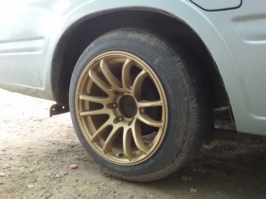 ขายล้อแม็ก RZ1 ขอบ17 6รู หน้า 8 ครึ่ง-หลัง 9 ครึ่ง แม็กไม่เคยซ่อม ไม่คด ไม่ดุ้ง