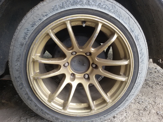 ขายล้อแม็ก RZ1 ขอบ17 6รู หน้า 8 ครึ่ง-หลัง 9 ครึ่ง แม็กไม่เคยซ่อม ไม่คด ไม่ดุ้ง