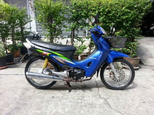 สตาร์ทมือ wave125s น้ำเงินดำ กท533