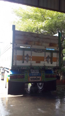 ขายรถพ่วงแม่2คานหน้า ลูก3คานยัด กะบะปิเนียมดั้ม เครื่องยนต์270 2เพลา