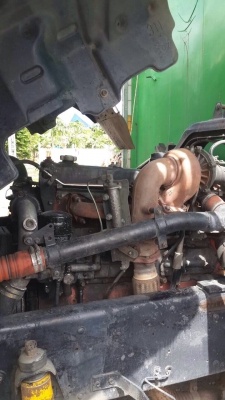 ขายรถพ่วงแม่2คานหน้า ลูก3คานยัด กะบะปิเนียมดั้ม เครื่องยนต์270 2เพลา