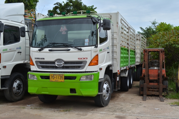 ลดกระหน่ำราคาสิ้นปี!!!!!  HINO MEGA S500 344 hp  กระบะเหล็กไม่ดั้ม + ลูกพ่วง 3 คาน ส่งจัดไฟแนนซ์ได้