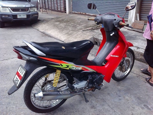 ซูซุกิ สแมช  ปี 46 สีดำ แดง รถบ้าน ราคาเบาๆ 9,900