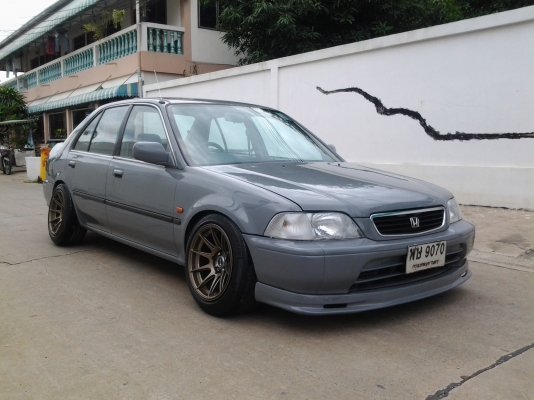 honda city 97' ออโต้ แก็สแล้ว แต่งแนว FLUSHขายถูก 98,000เปลี่ยนราคาแล้ว