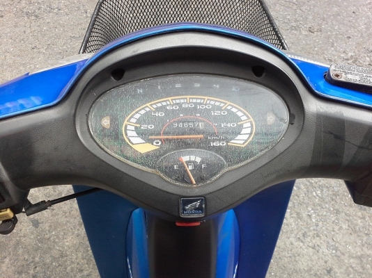 Wave 125 r ปี 50 กุญแจใหญ่ สีน้ำเงิน เทา รถบ้าน สวย เครื่องเดิมๆ มี