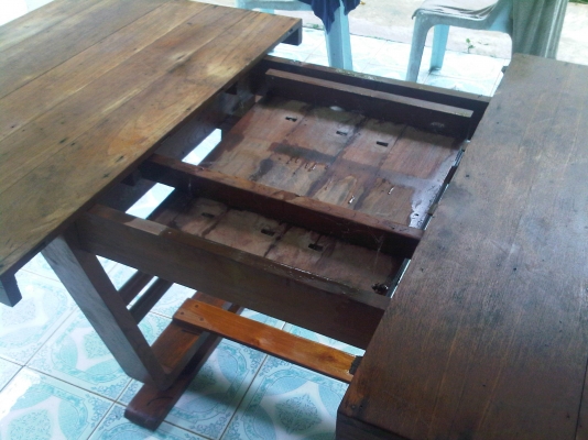 โต๊ะ ไม้สักแท้ ของเก่าเก็บ