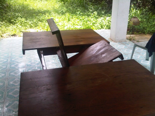โต๊ะ ไม้สักแท้ ของเก่าเก็บ