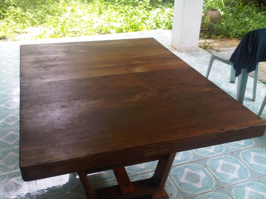 โต๊ะ ไม้สักแท้ ของเก่าเก็บ