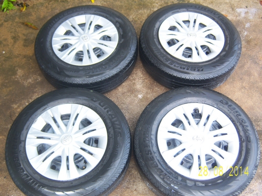 กะทะพร้อมยาง 205 70 15 1ชุด