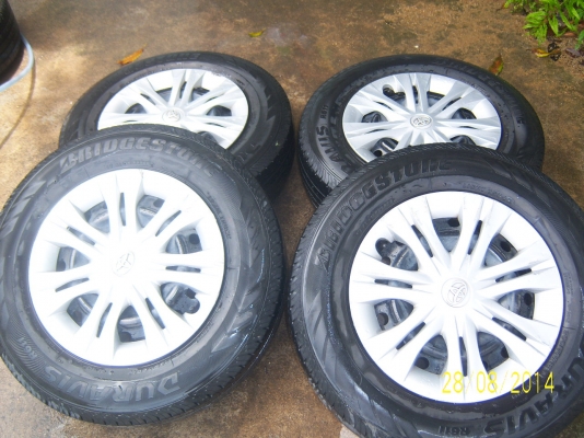 กะทะพร้อมยาง 205 70 15 1ชุด