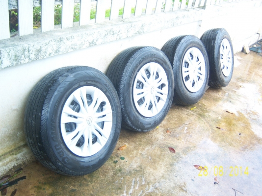 กะทะพร้อมยาง 205 70 15 1ชุด