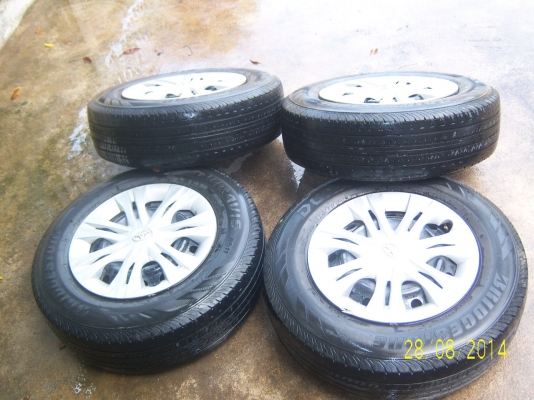 กะทะพร้อมยาง 205 70 15 1ชุด