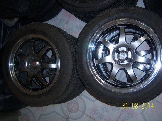 แม็กขอบ 16 4รู100 พร้อมยาง