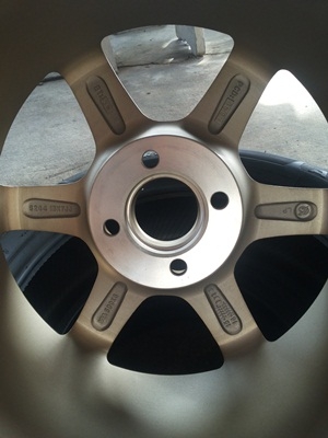 ขายล้อTE37(ใหม่)กว้าง 7 ออฟ 35 สีน้ำตาลไหม้ขอบชา