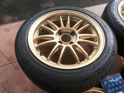 ขายล้อER30 ขอบ15 4 รู100 ออฟ 38 สีทอง