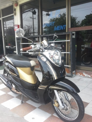 Yamaha Fino สีดำ น้ำตาล ลายคลาสสิค รถสวย คุณภาพดี พร้อมใช้ Yamaha Fino สีดำ น้ำตาล ลายคลาสสิค รถสวย คุณภาพดี พร้อมใช้