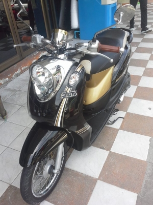 Yamaha Fino สีดำ น้ำตาล ลายคลาสสิค รถสวย คุณภาพดี พร้อมใช้