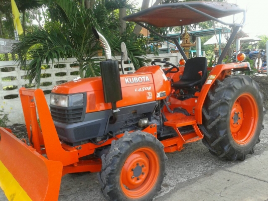 คูโบต้า L4508 อุปกรณ์ใบดันหน้า และ ผานพรวน