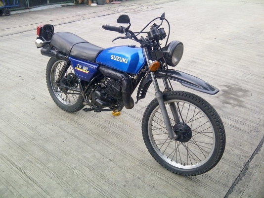 suzuki ts100 no book (ออกใบซื้อขายให้)
