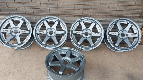 TE37SF ขอบ 17 4รู100 แถมอีกวงเป็นล้ออะไหล่