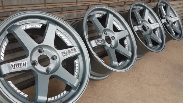 TE37SF ขอบ 17 4รู100 แถมอีกวงเป็นล้ออะไหล่