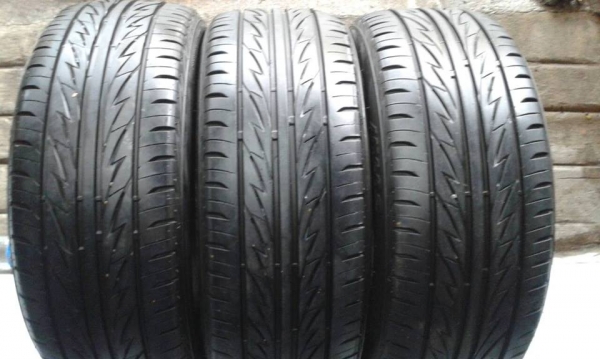 ขายยาง BRIDGESTONE MY02 195-50-15 ปี12 ดอกเต็ม ไม่ปะ ไม่บวม 3เส้น 3,000 บาท