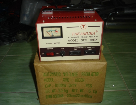 ขายหม้อแปลงไฟ AC 220V - 110V,110v - 220v TAKAMURA ขนาด 1000VA