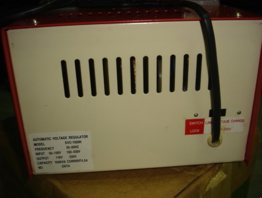 ขายหม้อแปลงไฟ AC 220V - 110V,110v - 220v TAKAMURA ขนาด 1000VA