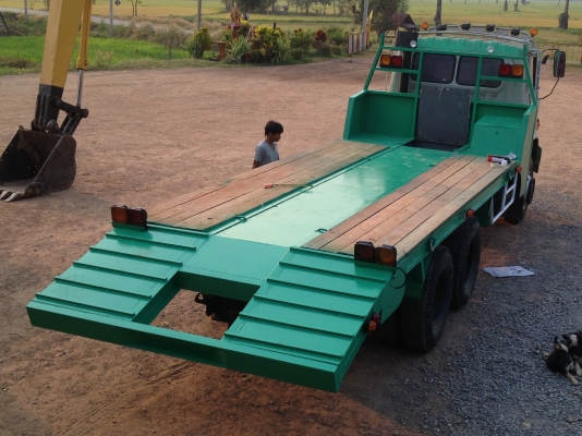 ขายหางเทเลอร์  ต่อใหม่  บรรทุกรถแม็คโคร  200-320