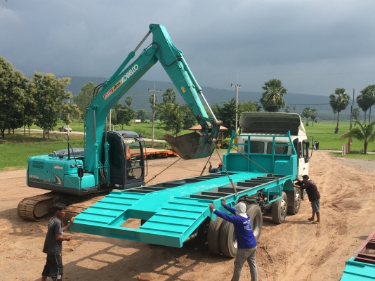 ขายหางเทเลอร์  ต่อใหม่  บรรทุกรถแม็คโคร  200-320