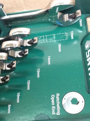 ประแจแหวนฟรีข้าง-ปากตายข้าง sata 8 ตัวชุด ประแจแหวนฟรีข้าง-ปากตายข้าง sata 8 ตัวชุด