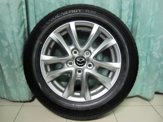 ขายล้อแม็กป้ายแดง New Mazda 3 พร้องยางขอบ 16 ปี 14 วื่งมา 40 กม.