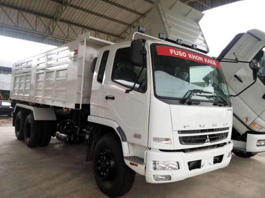 ขายดาวน์รถใหม่ป้ายแดง รถบรรทุก 10 ล้อดัมพ์เดี่ยว มิตซูบิชิ ยูโรทรี FN62FM1 RDH1 240 แรงม้า ดาวน์ 15\% แถมประกันชั้น 1 ฟรี ขายดาวน์ 387000 ราคารถ 2580000