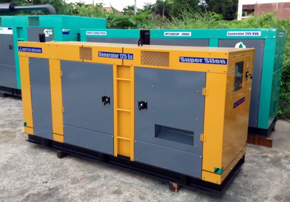 เครื่องปั่นไฟนำเข้าประกอบใหม่ 125 Kva.POWER BY JAPAN รับประกัน 12 เดือน